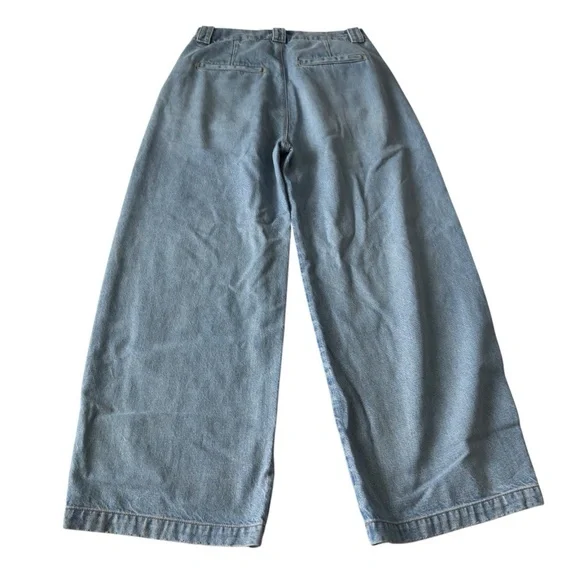 Citizens Of Humanity Cara Cropped Pleated Trouser Pant Chalice Sz 27 NWT